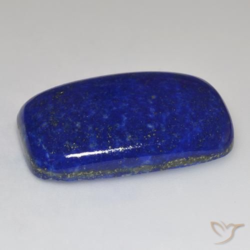 Lapislázuli Azul oscuro natural de 42.16 ct, Forma Cojín, Opaco