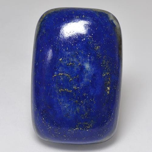 Lapislázuli azul natural de 50,14 ct, corte cojín, opaco
