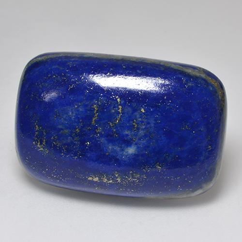 Lapislázuli azul natural de 50,14 ct, corte cojín, opaco