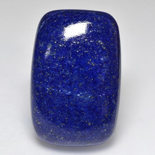 Lapislázuli azul natural de 49,35 ct, corte cojín, opaco