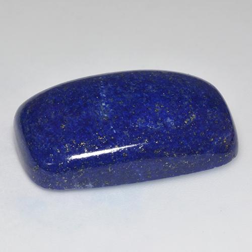 Lapislázuli azul natural de 49,35 ct, corte cojín, opaco