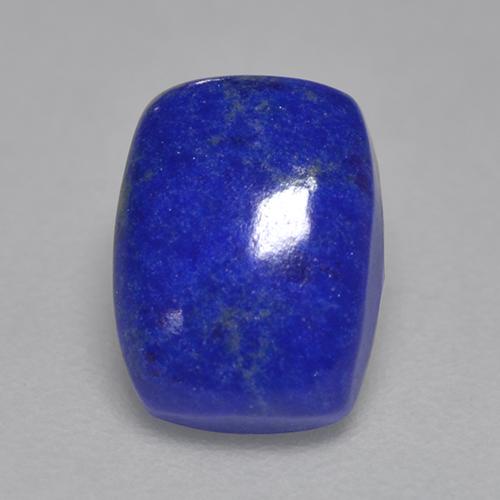 Lapislázuli azul natural de 1,32 ct, corte cojín, opaco