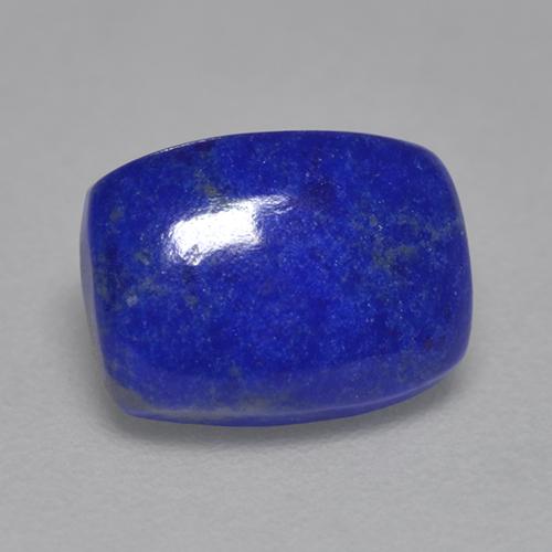 Lapislázuli azul natural de 1,32 ct, corte cojín, opaco