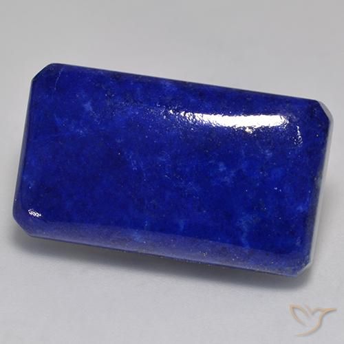 Lapislázuli Azul marino intenso natural de 32.27 ct, Corte Octágono / Esmeralda, Opaco