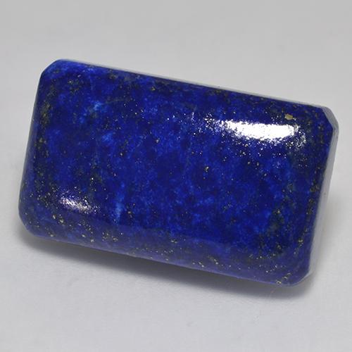 Lapislázuli Azul marino intenso natural de 33.56 ct, corte esmeralda, Opaco