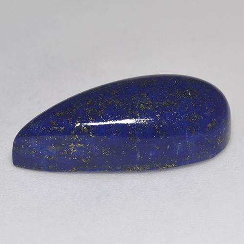 Lapislázuli azul natural de 15,99 ct, en forma de pera, opaco