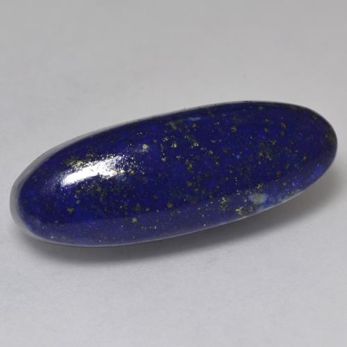 Lapislázuli Azul oscuro natural de 17.21 ct, Corte Óvalo, Opaco