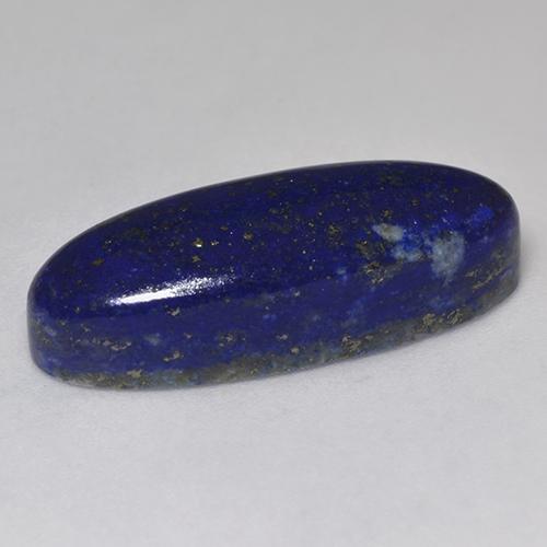 Lapislázuli Azul oscuro natural de 17.21 ct, Corte Óvalo, Opaco