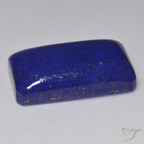 Lapislázuli Azul oscuro natural de 29.69 ct, Corte Octágono / Esmeralda, Opaco