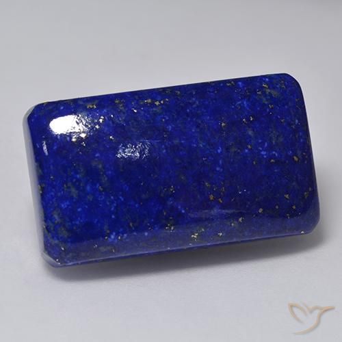 Lapislázuli Azul marino intenso natural de 29.82 ct, Corte Octágono / Esmeralda, Opaco