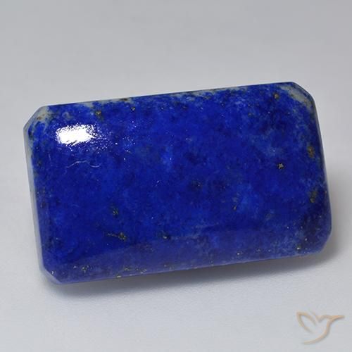Lapislázuli Azul marino intenso natural de 26.65 ct, Corte Octágono / Esmeralda, Opaco