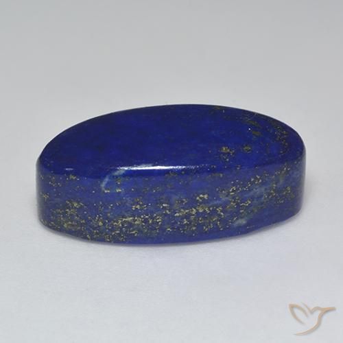 Lapislázuli Azul marino intenso natural de 25.74 ct, Ovalada, Opaco