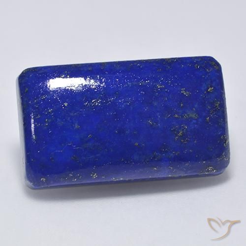 Lapislázuli Azul marino intenso natural de 28.06 ct, Corte Octágono / Esmeralda, Opaco