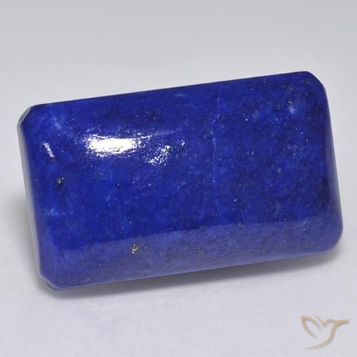Lapislázuli Azul marino intenso natural de 28.26 ct, Corte Octágono / Esmeralda, Opaco