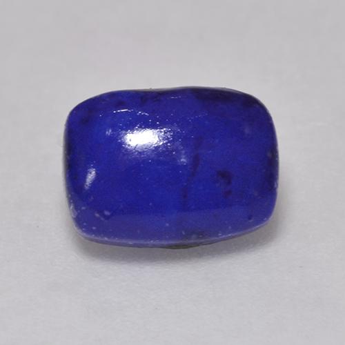 Lapislázuli azul natural de 1,47 ct, corte cojín, opaco