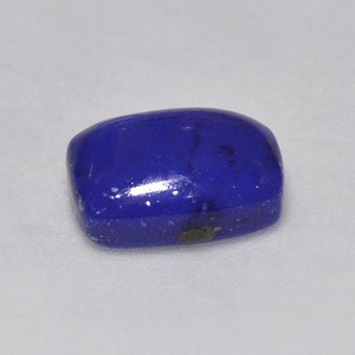 Lapislázuli azul natural de 1,47 ct, corte cojín, opaco