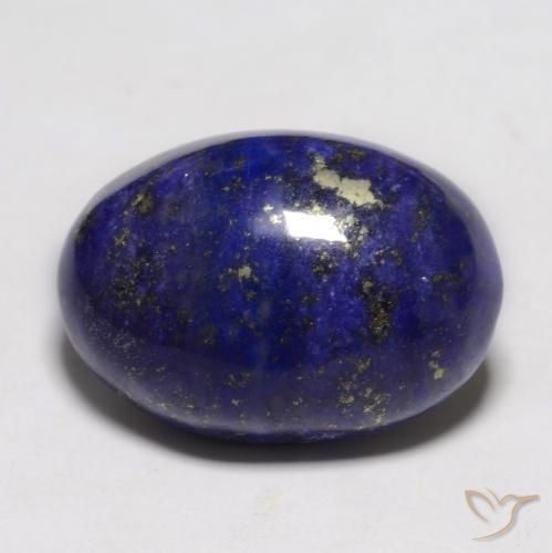 Lapislázuli Azul oscuro natural de 11.25 ct, Ovalada, Opaco