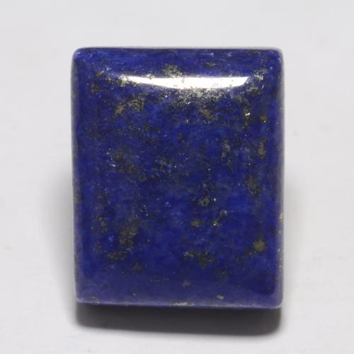 Lapislázuli azul natural de 17,06 ct, baguette, opaco