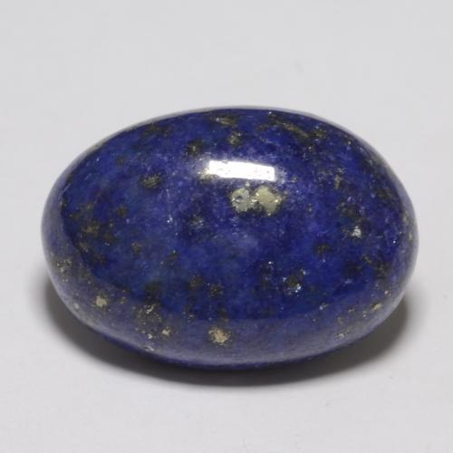 Lapislázuli azul natural de 11,63 ct, corte óvalo, opaco