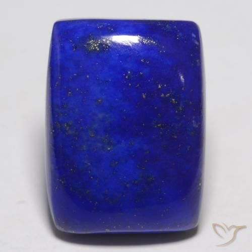Lapislázuli Azul marino intenso natural de 20.40 ct, Forma Cojín, Opaco