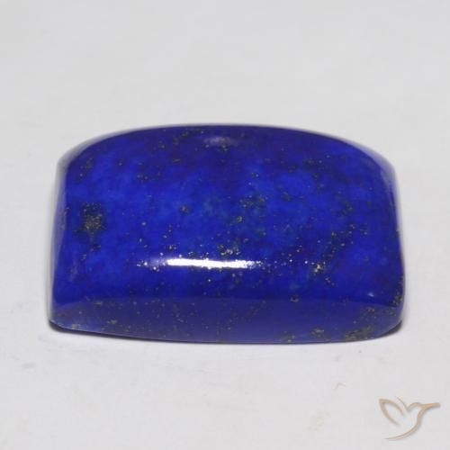Lapislázuli Azul marino intenso natural de 20.40 ct, Forma Cojín, Opaco