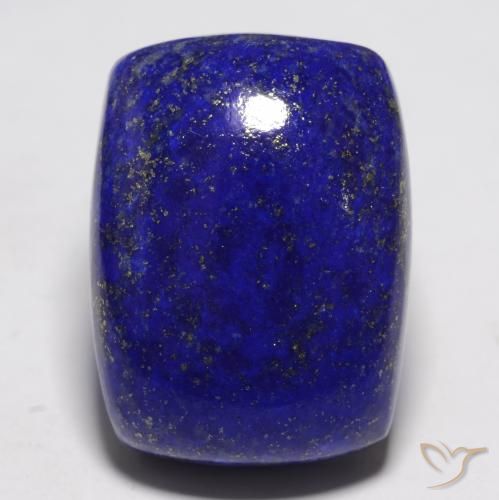 Lapislázuli Azul marino intenso natural de 27.22 ct, Corte Cojín, Opaco