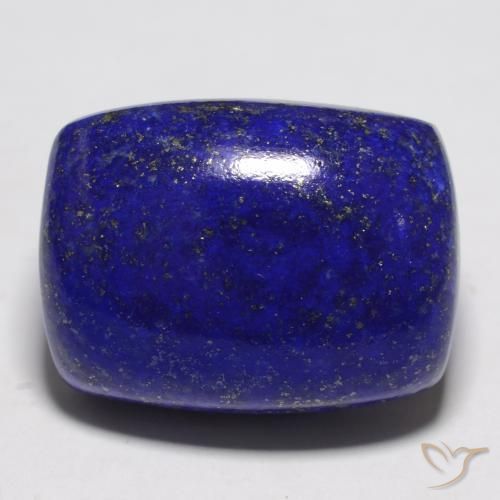 Lapislázuli Azul marino intenso natural de 27.22 ct, Corte Cojín, Opaco