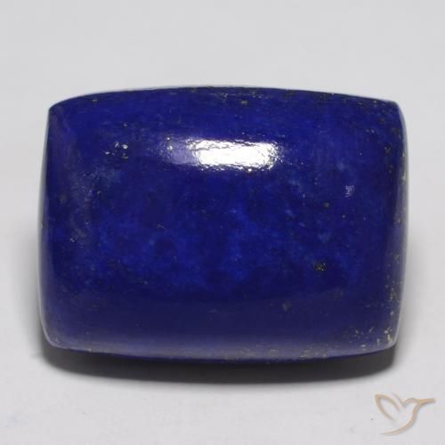 Lapislázuli Azul muy intenso natural de 22.85 ct, Forma Cojín, Opaco