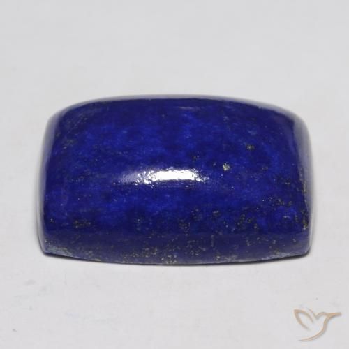 Lapislázuli Azul muy intenso natural de 22.85 ct, Forma Cojín, Opaco