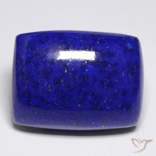 Lapislázuli Azul marino intenso natural de 22.69 ct, Forma Cojín, Opaco