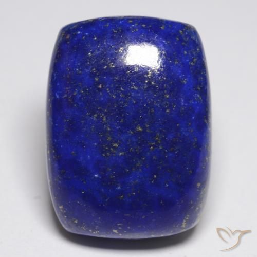 Lapislázuli Azul marino intenso natural de 23.82 ct, Forma Cojín, Opaco