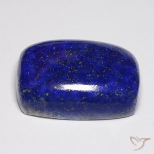 Lapislázuli Azul marino intenso natural de 23.82 ct, Forma Cojín, Opaco