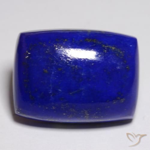 Lapislázuli Azul marino intenso natural de 22.16 ct, Forma Cojín, Opaco