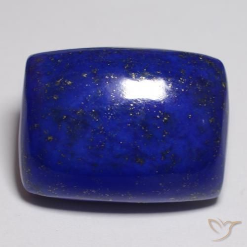 Lapislázuli Azul marino intenso natural de 22.68 ct, Forma Cojín, Opaco