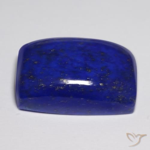 Lapislázuli Azul marino intenso natural de 22.68 ct, Forma Cojín, Opaco