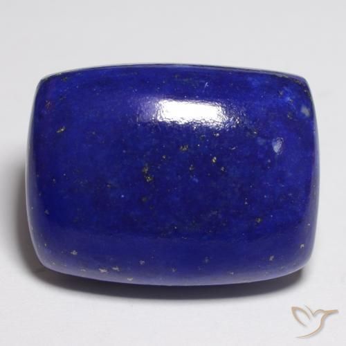 Lapislázuli Azul marino intenso natural de 22.41 ct, Forma Cojín, Opaco
