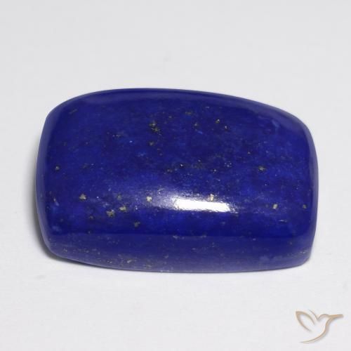 Lapislázuli Azul marino intenso natural de 22.41 ct, Forma Cojín, Opaco