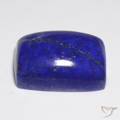 Lapislázuli Azul marino intenso natural de 23.77 ct, Forma Cojín, Opaco