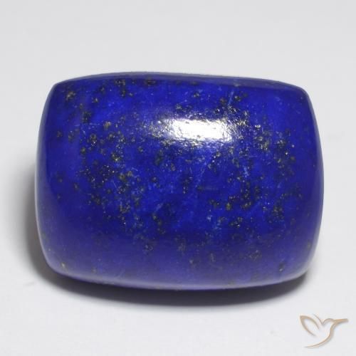 Lapislázuli Azul marino intenso natural de 23.33 ct, Forma Cojín, Opaco