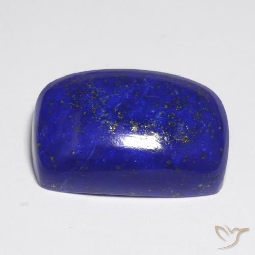Lapislázuli Azul marino intenso natural de 23.33 ct, Forma Cojín, Opaco