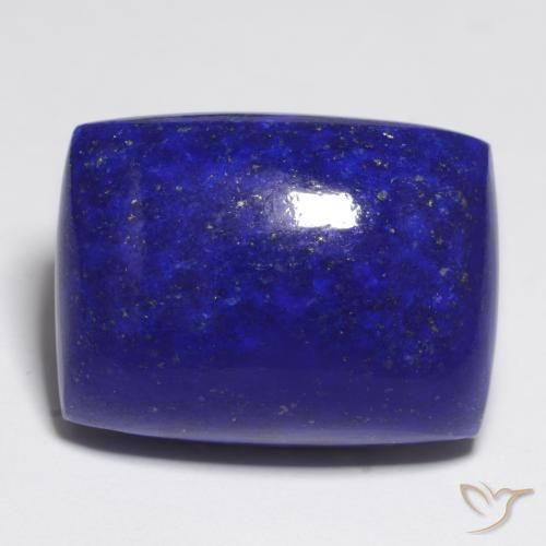 Lapislázuli Azul marino intenso natural de 22.44 ct, Forma Cojín, Opaco