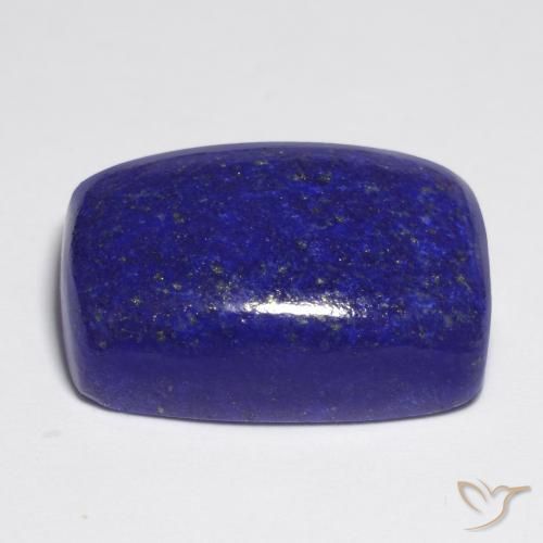Lapislázuli Azul oscuro natural de 23.79 ct, Forma Cojín, Opaco