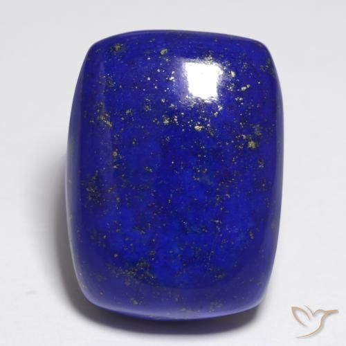 20.99ct Natural Azul marino intenso Lapislázuli, Forma Cojín, Opaco