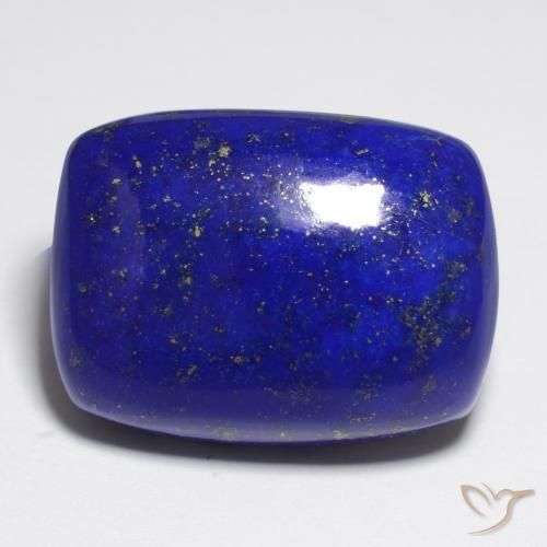 Lapislázuli Azul marino intenso natural de 20.99 ct, Forma Cojín, Opaco