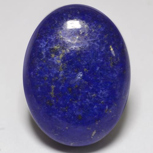 Lapislázuli Azul marino intenso natural de 15.04 ct, Corte Óvalo, Opaco