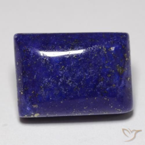 Lapislázuli Azul muy intenso natural de 13.49 ct, Corte Baguette, Opaco