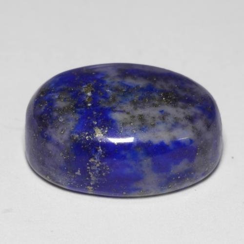 Lapislázuli Azul egipcio intenso natural de 13.32 ct, Corte Óvalo, Opaco