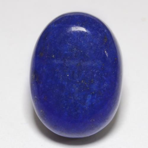 Lapislázuli azul natural de 13,51 ct, corte óvalo, opaco
