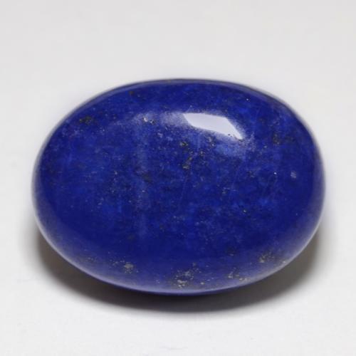 Lapislázuli azul natural de 13,51 ct, corte óvalo, opaco