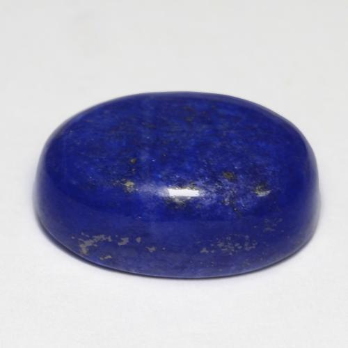 Lapislázuli azul natural de 13,51 ct, corte óvalo, opaco
